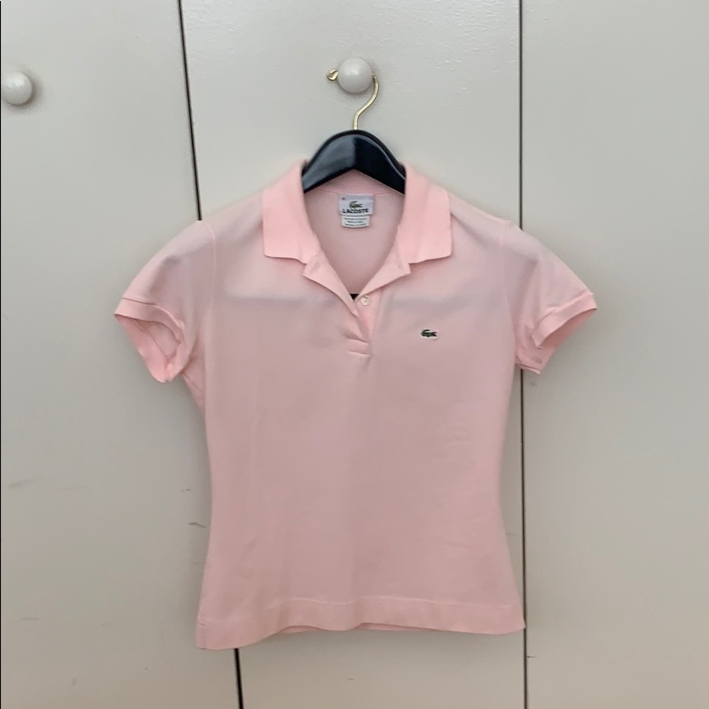Women’s Lacoste pique polo shirt